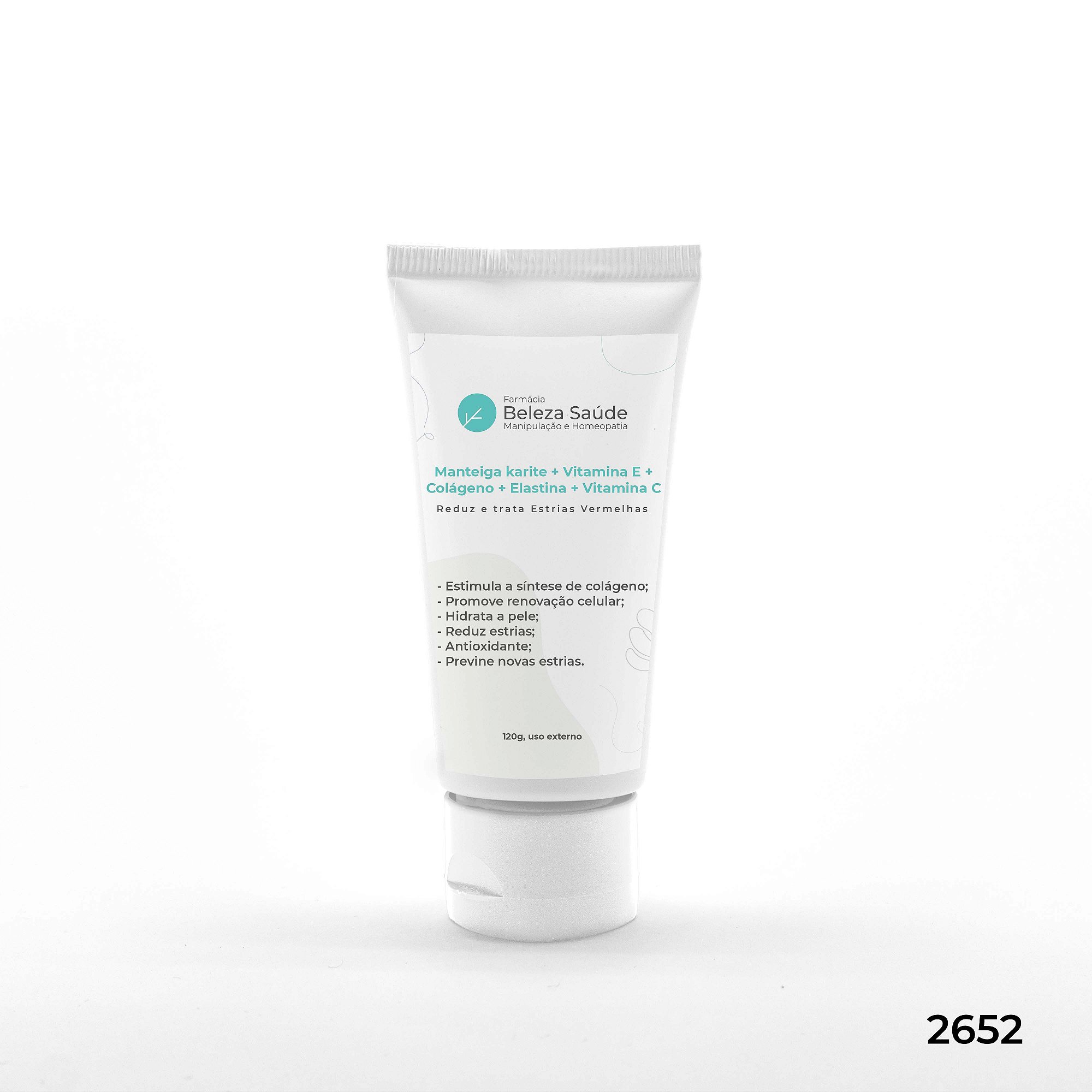 Loção Estrias Vermelhas Pele Negra : Reduz Trata - 120g