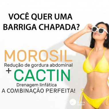 Morosil 500mg + Cactin 500mg Redução de Medidas - 60 doses
