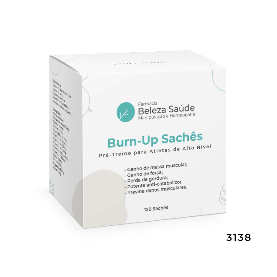 Pré Treino para Atletas de Alto Nível - Burn-Up Sachês 15g - 120 Cachês