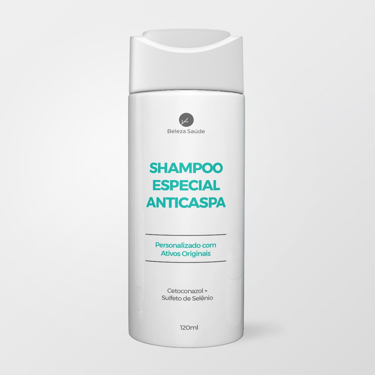 Shampoo Anticaspa Cetoconazol + Sulfeto De Selênio : 120ml