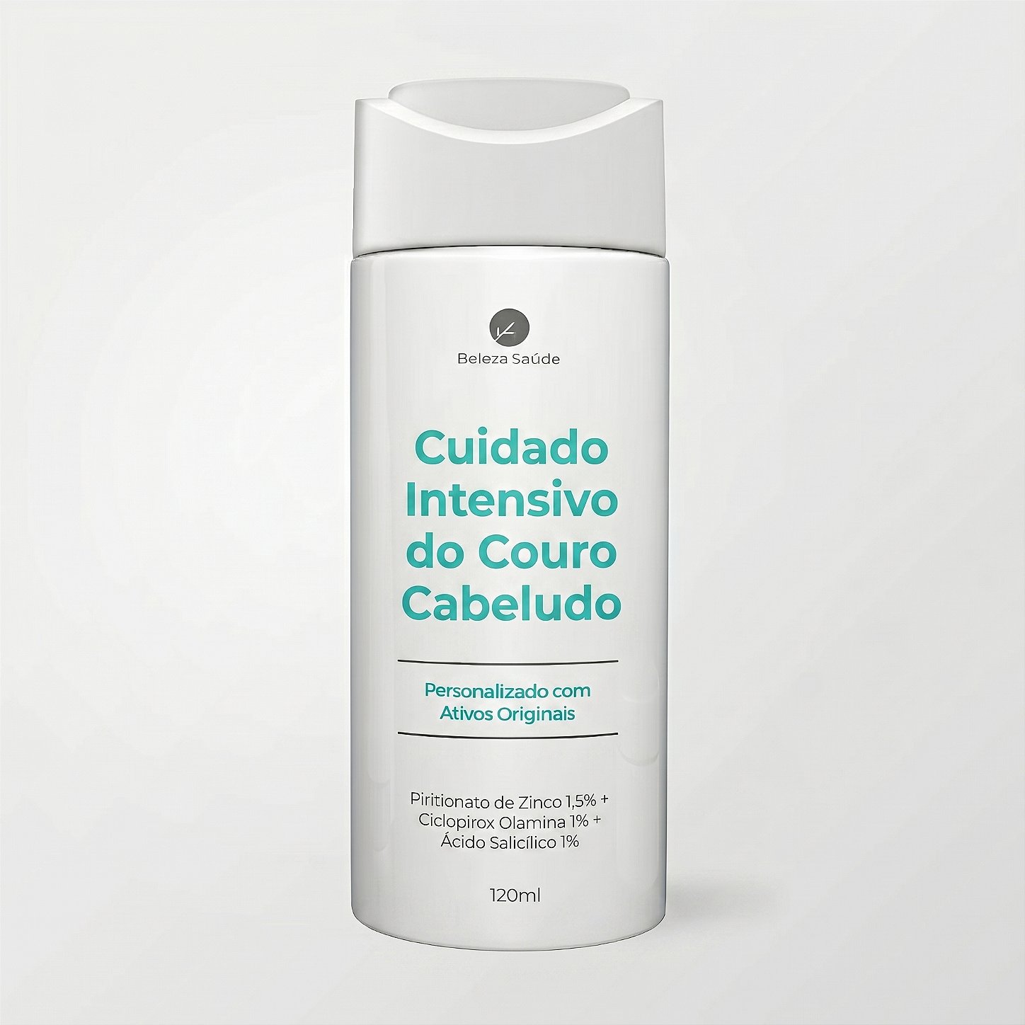 Shampoo Piritionato Zinco + Ciclopirox + Salicílico : 120ml