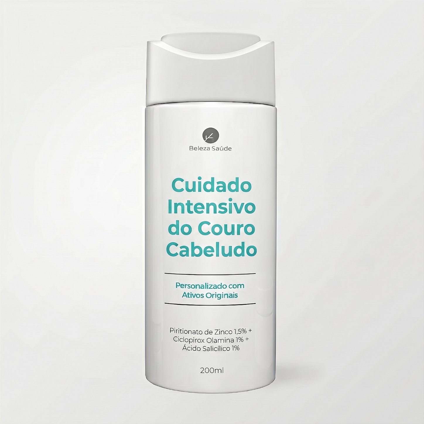 Shampoo Piritionato Zinco + Ciclopirox + Salicílico : 200ml