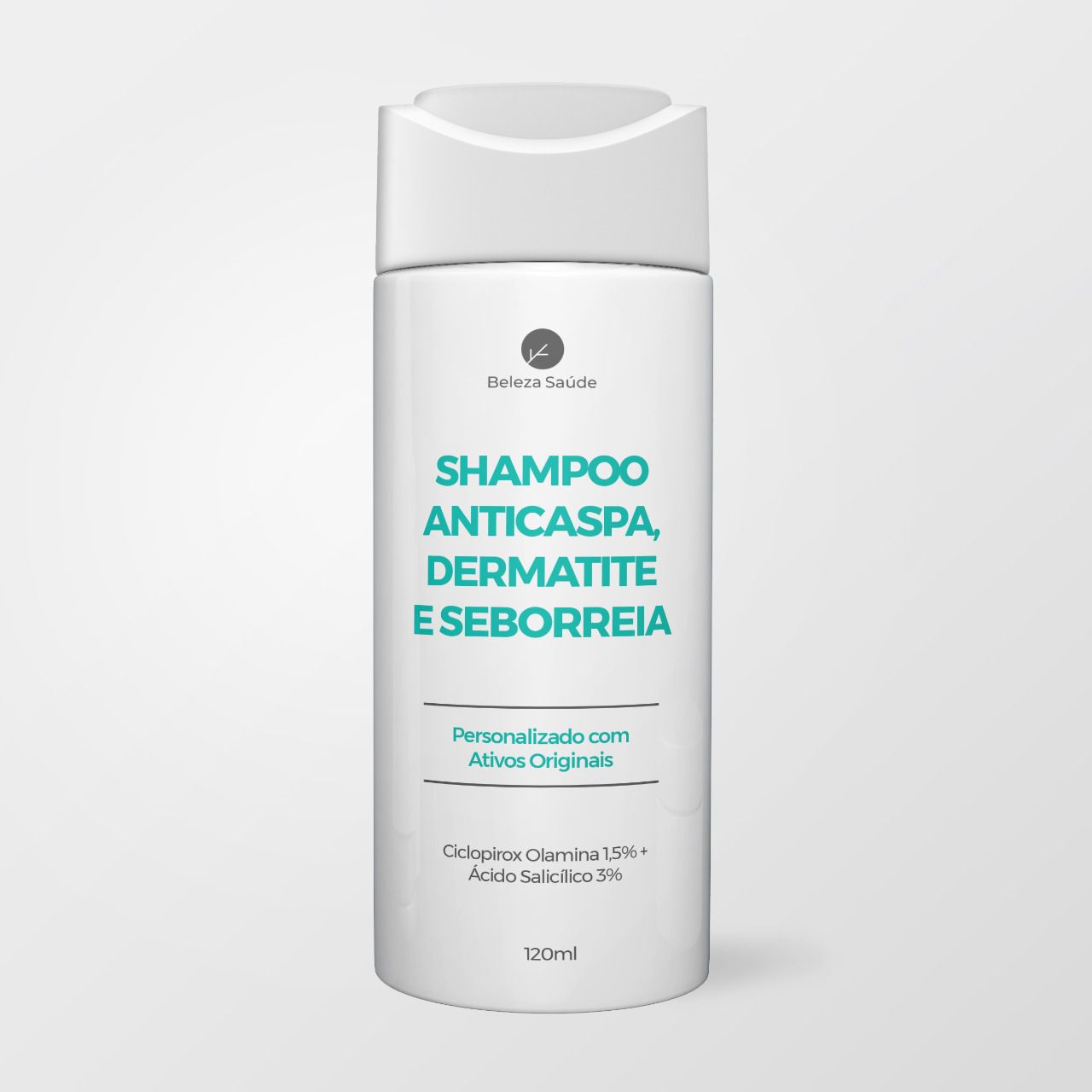 Shampoo Ciclopirox + Salicílico : Anticaspa Seborreia 120ml