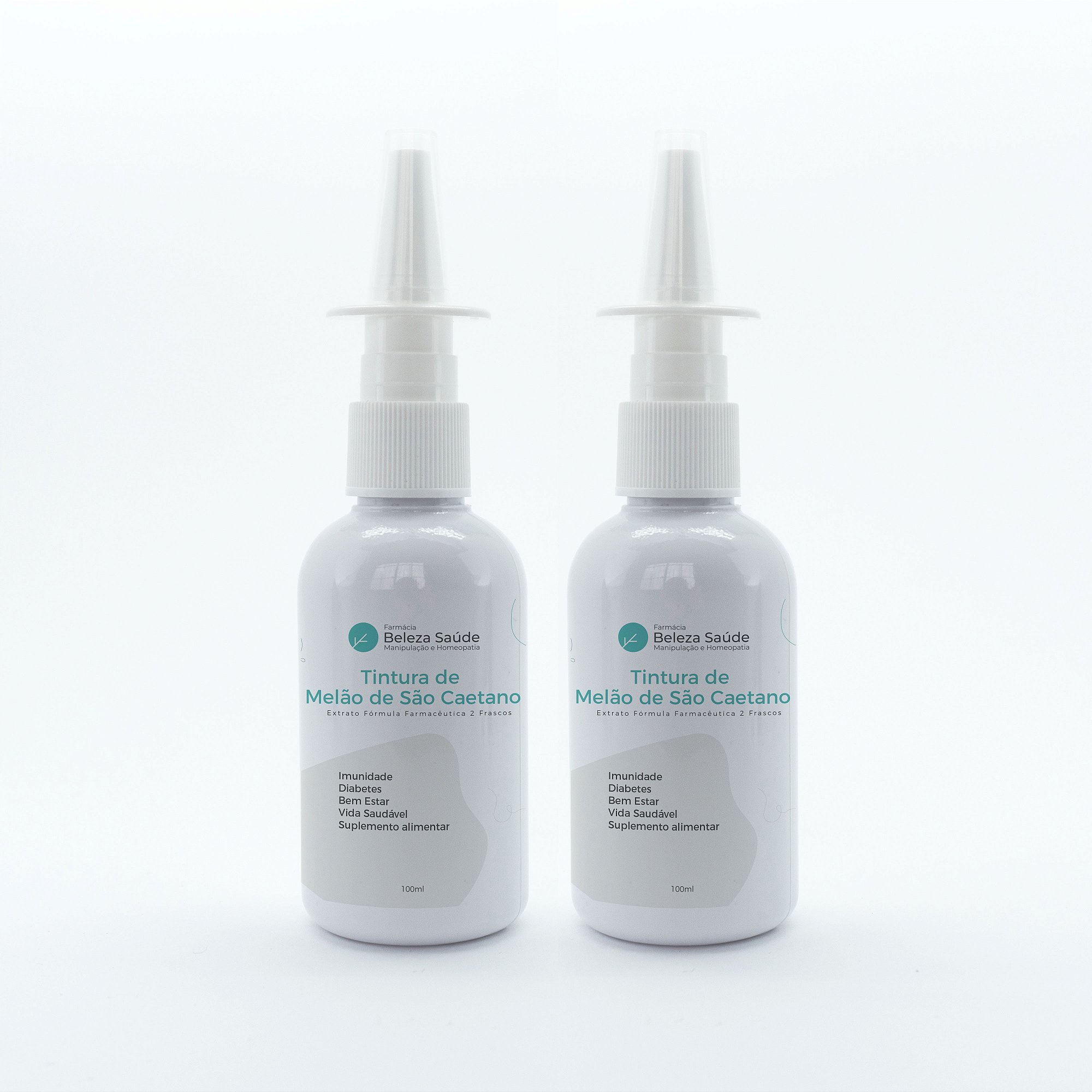 Tintura Melão de São Caetano : Extrato Fórmula Farmacêutica 2 Frascos x 100ml
