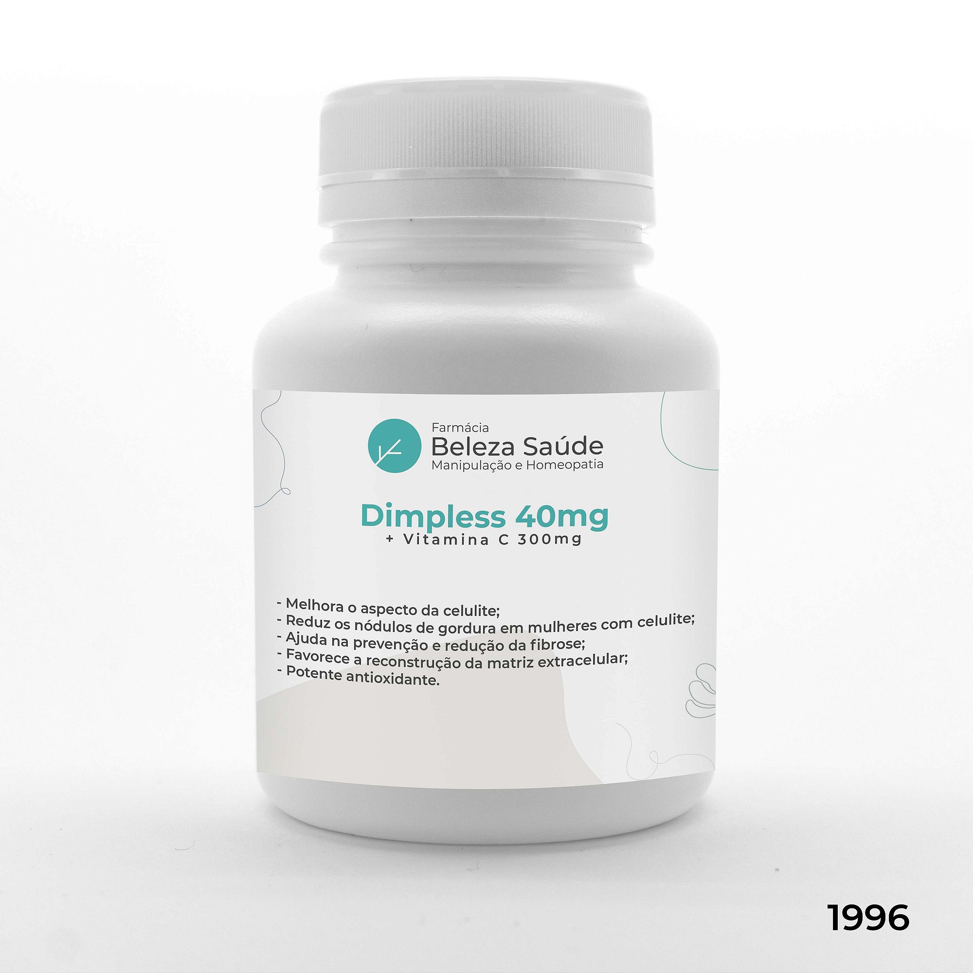Dimpless 40mg + Vitamina C 300mg - Trata Celulite