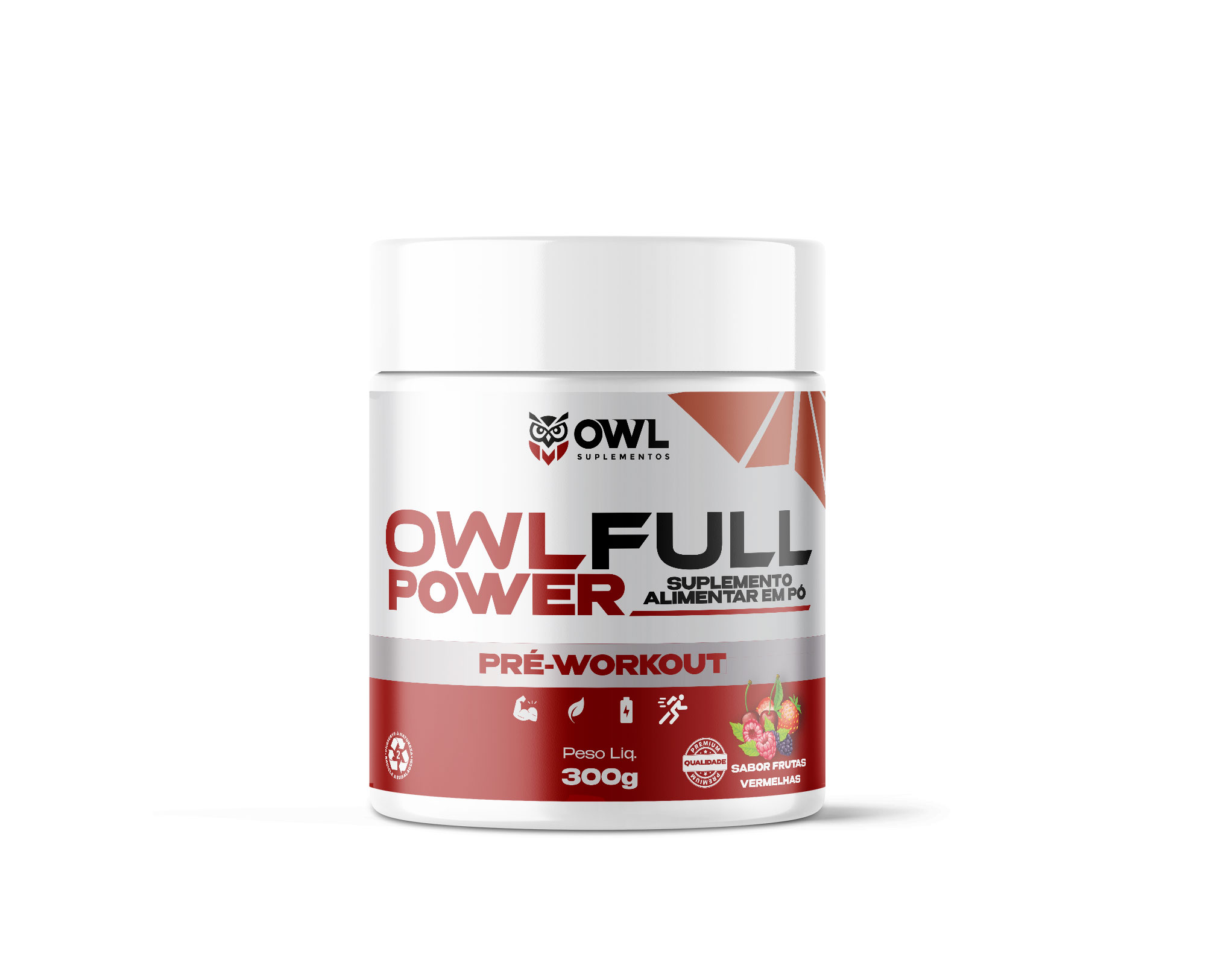 Pré-Treino - OWL FULL POWER - 300g