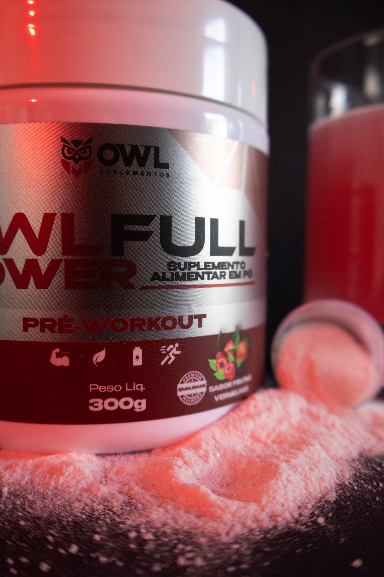 Pré-Treino - OWL FULL POWER - 300g