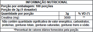 Creatina Monohidratada OWL 300 gramas.