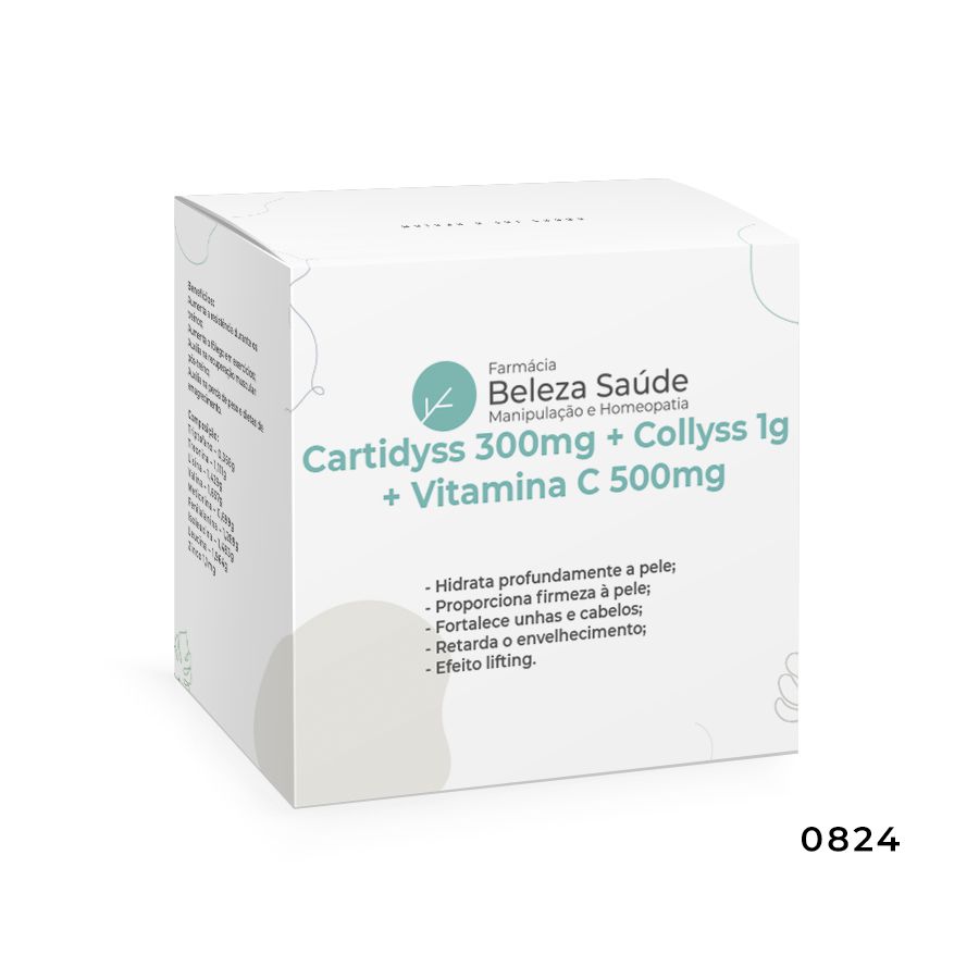 Cartidyss 300mg + Collyss 1g + Vitamina C 500mg