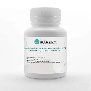 Lactobacillus Reuteri 600 milhões UFC - Probiótico Saúde Intestinal