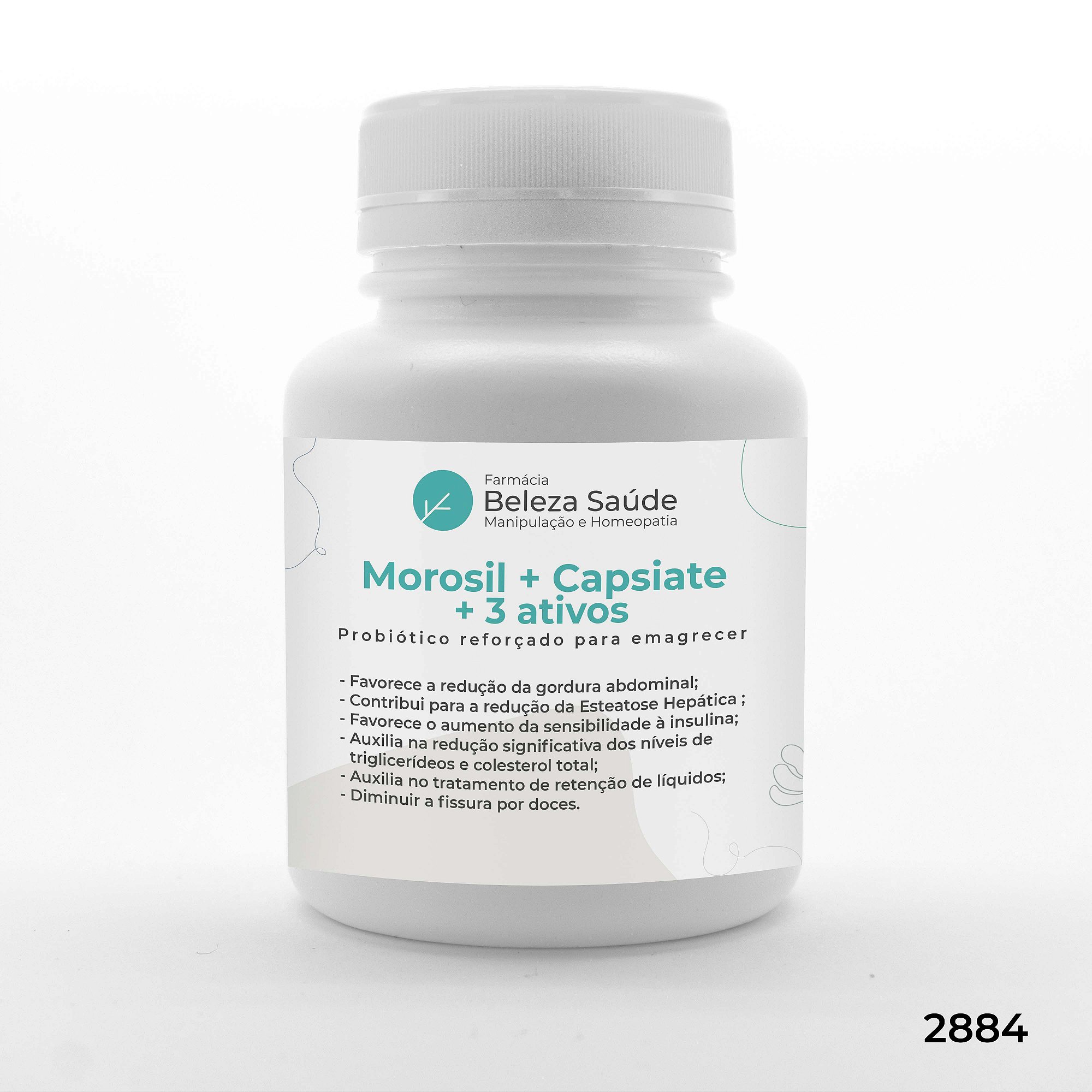 Morosil + Capsiate + 3 Ativos - Diurético e Antioxidante
