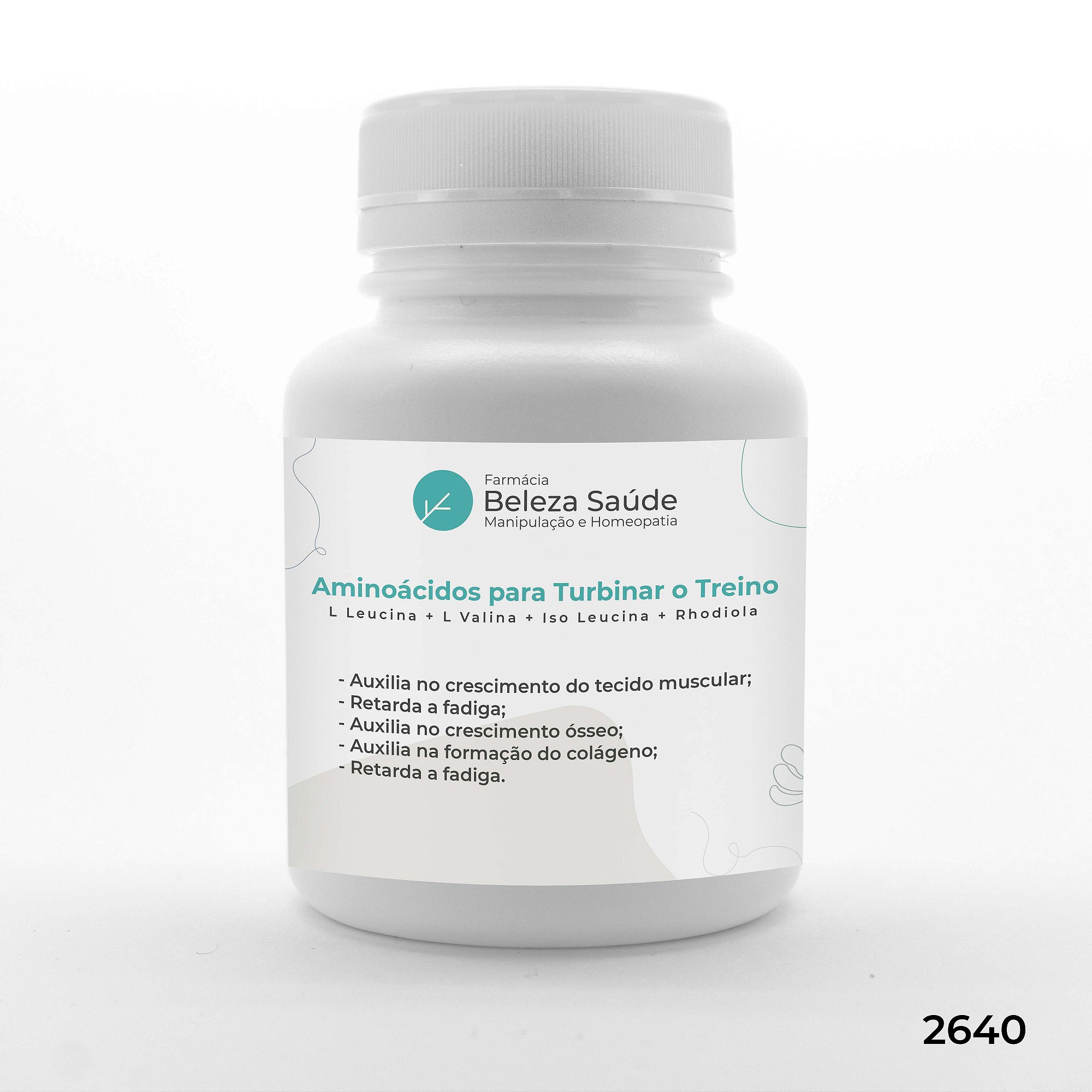 L Leucina + L Valina + Iso Leucina + Rhodiola