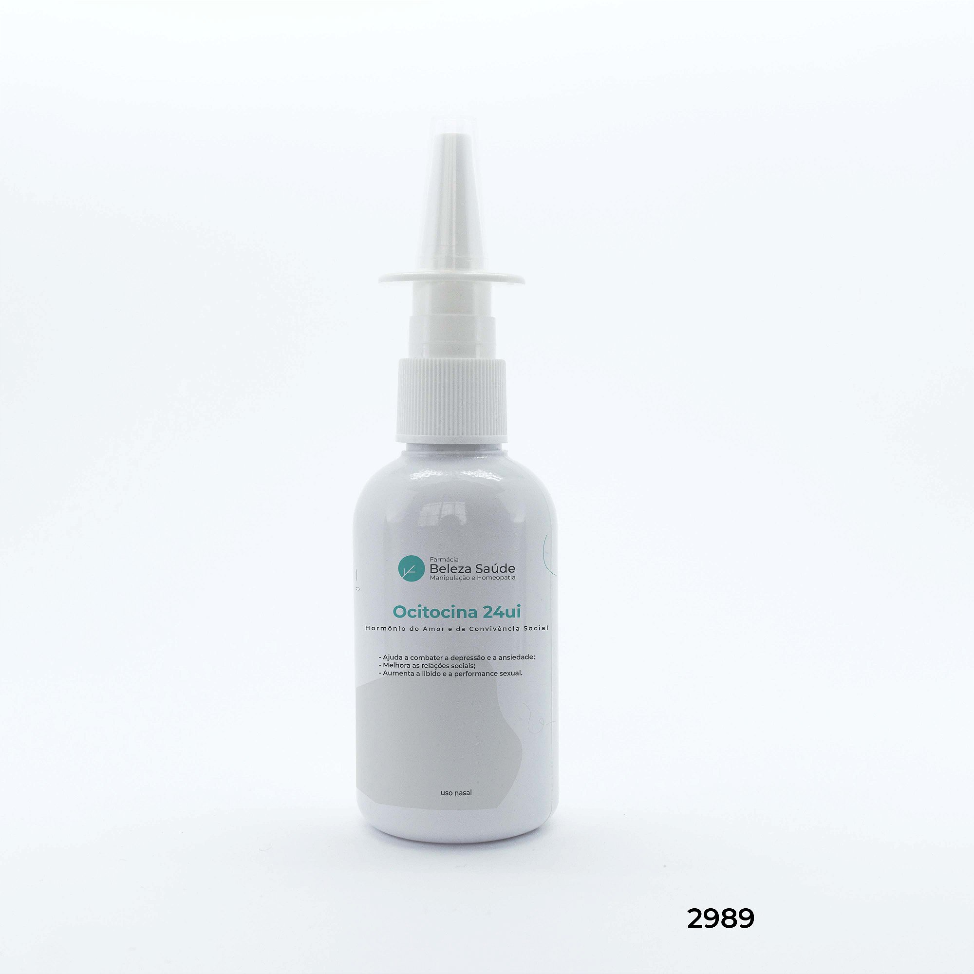 Ocitocina Spray Nasal 24ui - Hormônio do Amor e da Convivência Social