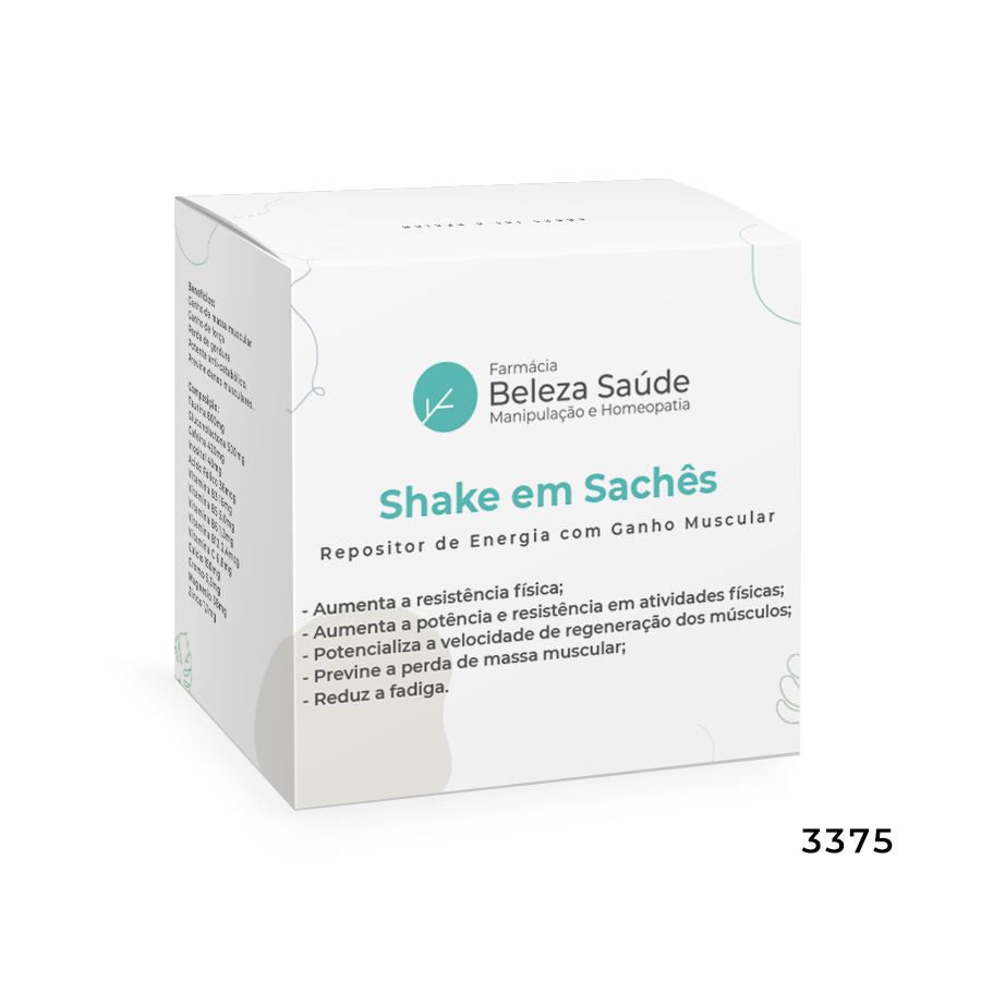 Shake em Sachês - Repositor de Energia com Ganho Muscular