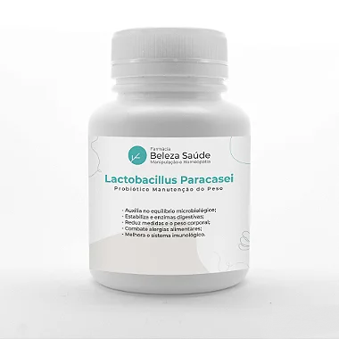 Lactobacillus Paracasei - Probiótico Manutenção do Peso