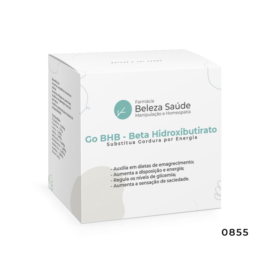 Go Bhb  Beta Hidroxibutirato - Sachê 3 gramas Substitua Gordura por Energia