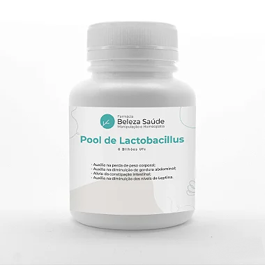 Pool De Lactobacillus Emagrecedor 6 Bilhões Ufc