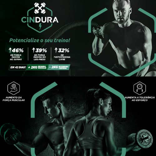 Cindura 800mg - Ganho de Massa, Força e Resistência
