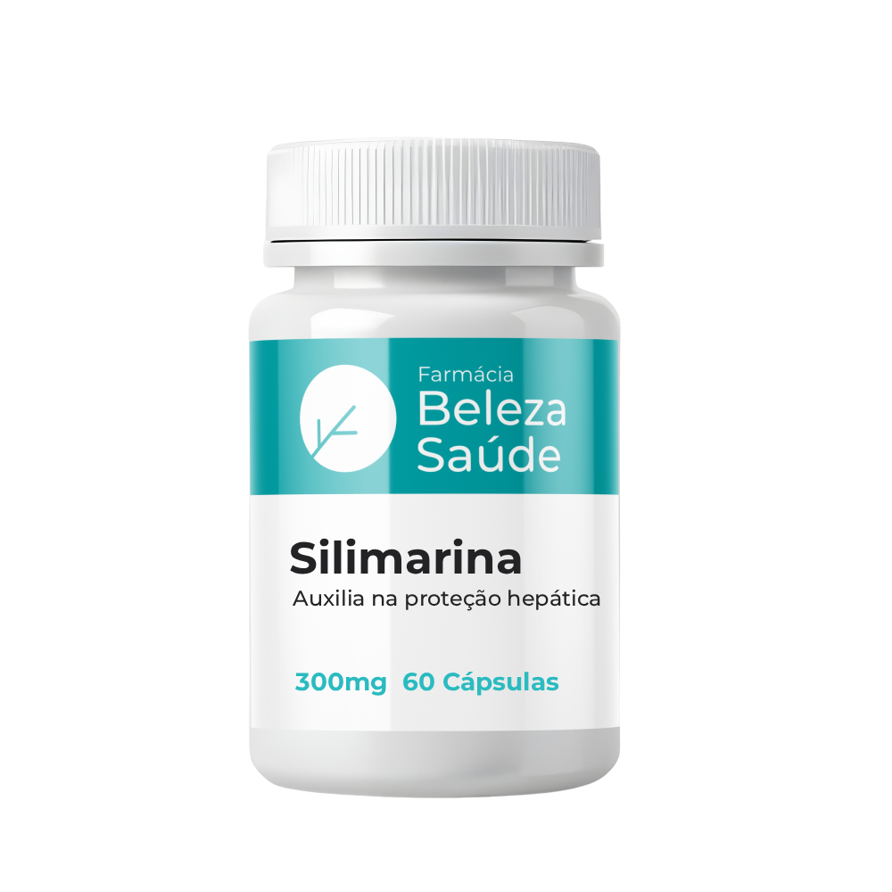 Silimarina 300mg Hepatoprotetor - 60 Cápsulas