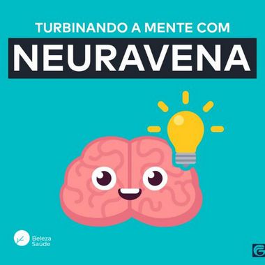 Neuravena + Magnésio + 3 Ativos - Concentração e Memória - 120 doses