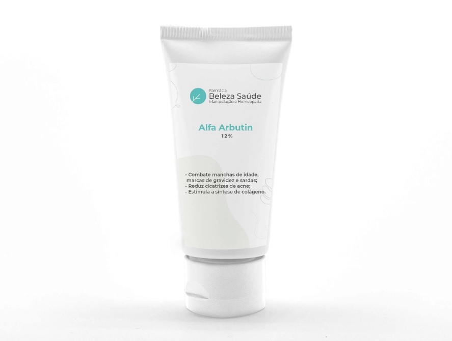Alfa Arbutin 12% - Manchas de Idade, Gravidez e Sardas - 100g