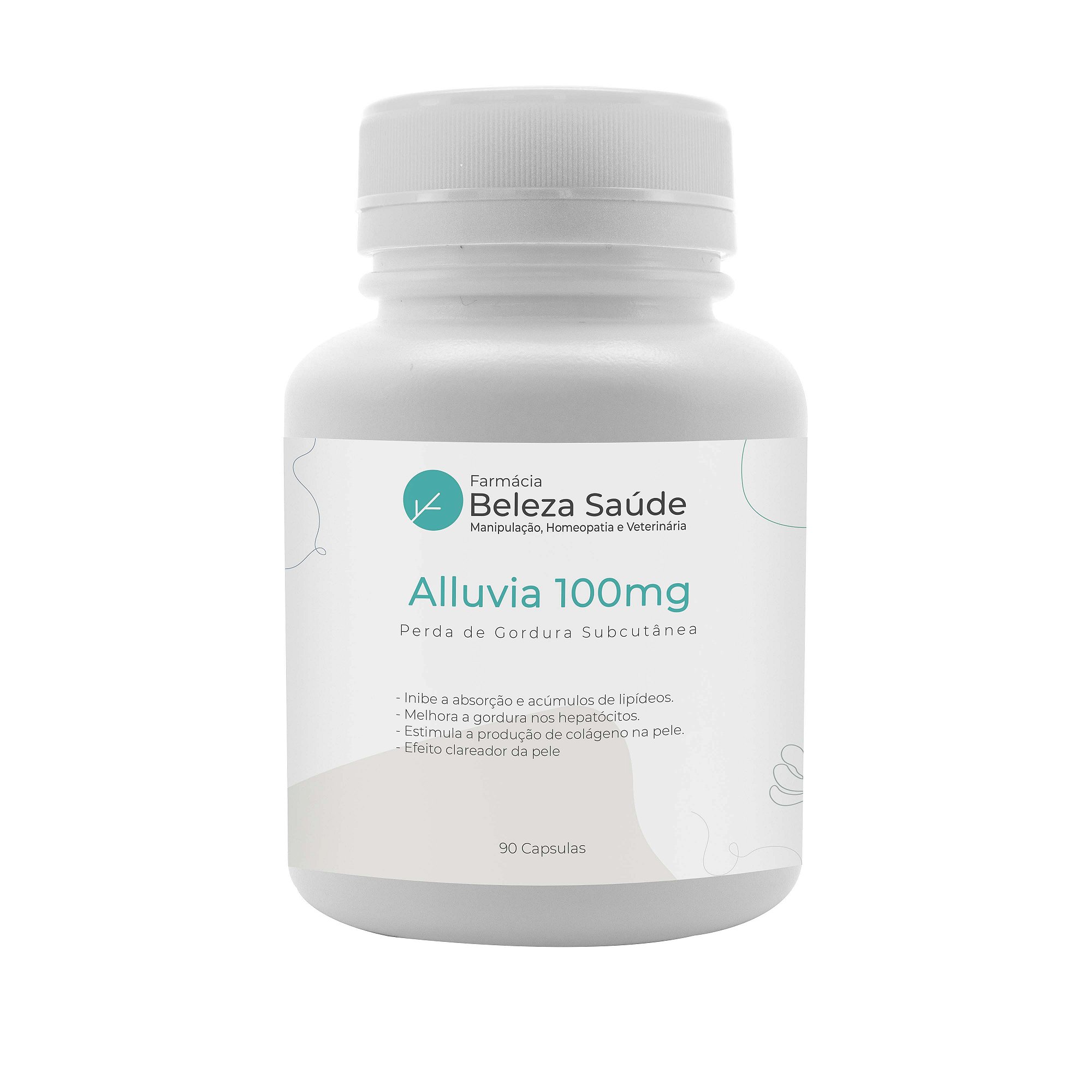 Alluvia 100mg  Perda de Gordura Subcutânea  90 doses
