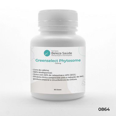 Greenselect Phytosome 120mg : Termogênico Modulador Corporal - 90 doses