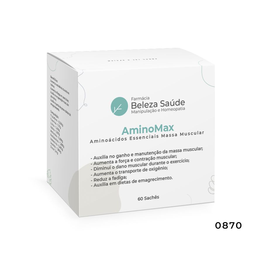 AminoMax - Aminoácidos Essenciais Massa Muscular - 60 sachês