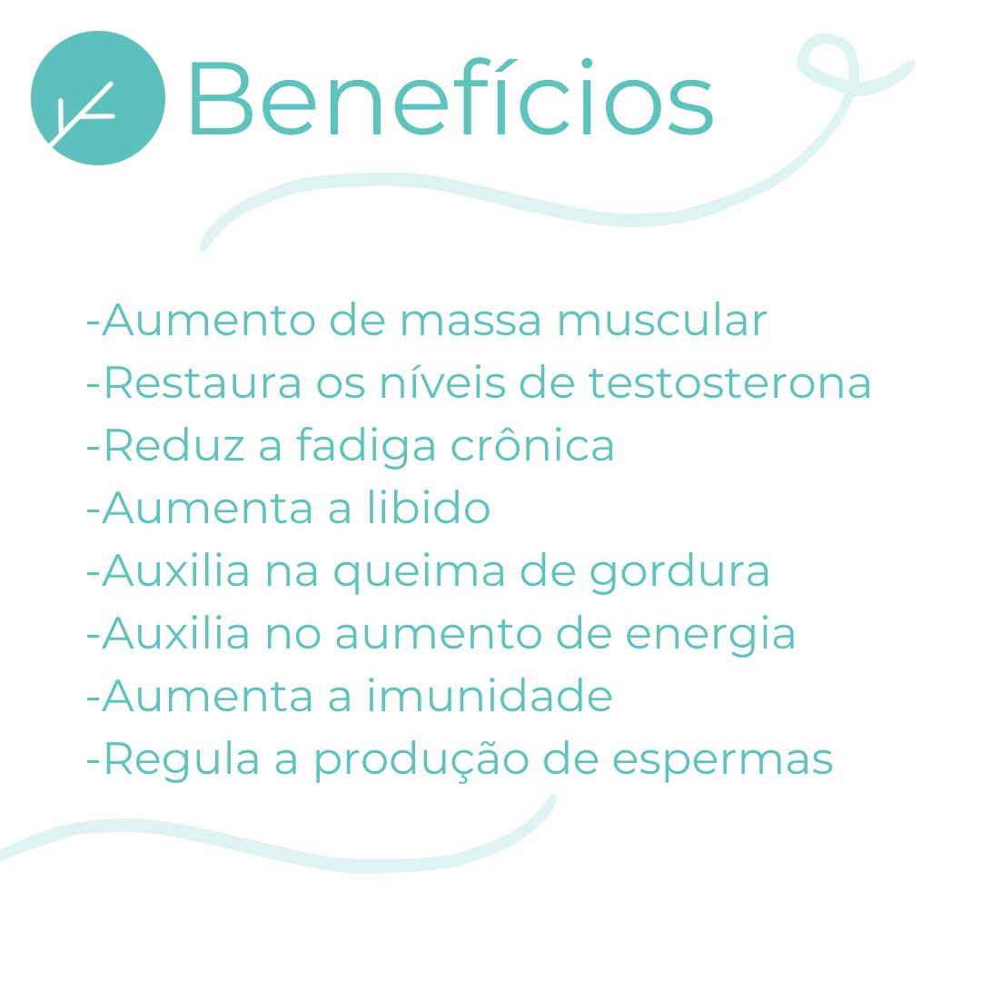 Ácido D Aspartico 1000mg - Ganho de Massa Muscular - 45 doses