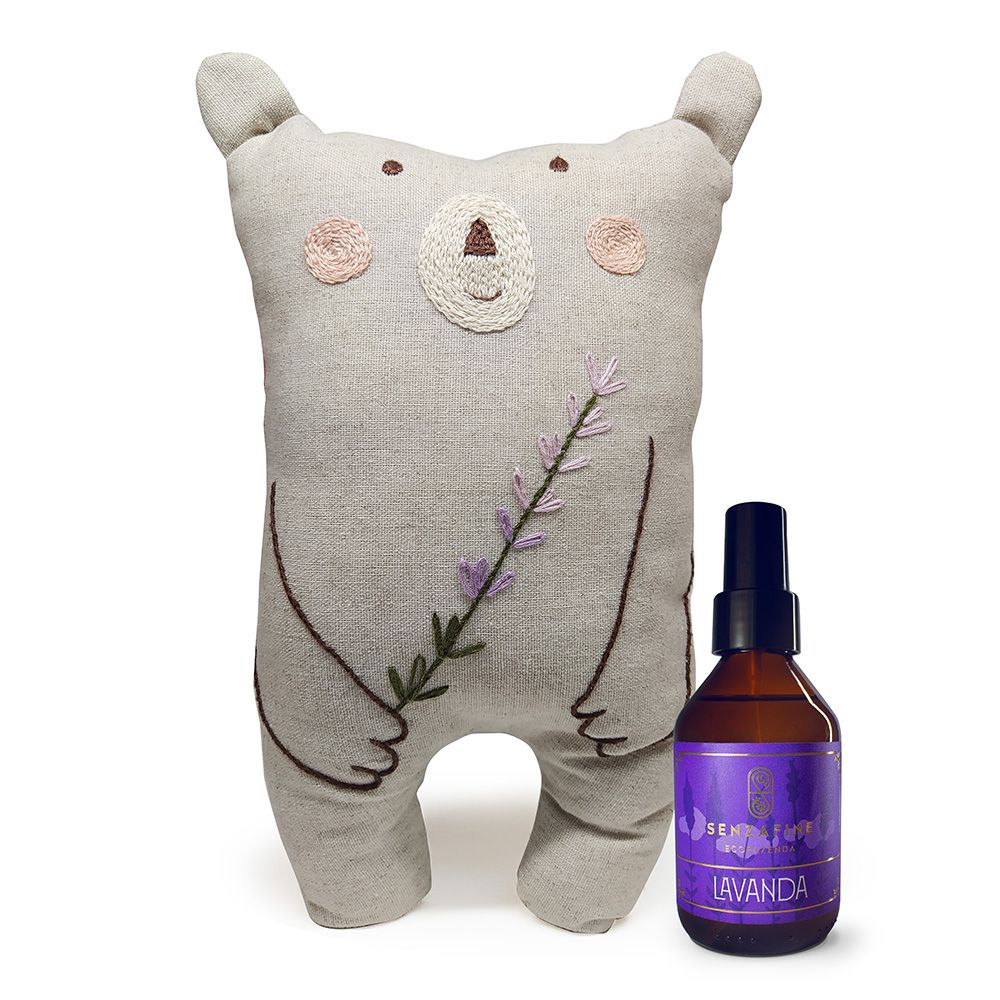 Naninha Ursinho Attimo e Aromatizador Natural de Lavanda