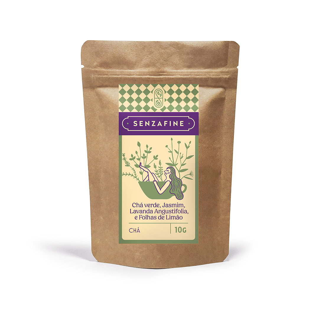 Chá verde floral com jasmim e lavanda francesa - 20g