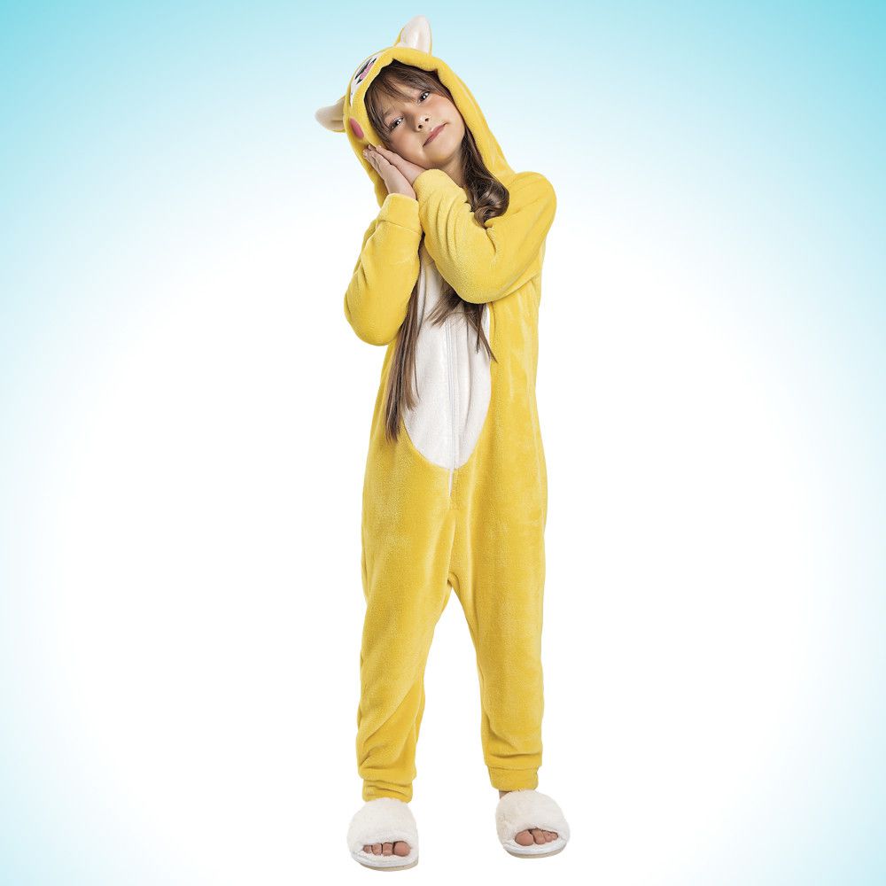 Pijama Macacão Fleece Animais Kigurumi Fakini - Loja Cantinho Moda Kids as  melhores marcas de roupas infantil, bebê, crianças