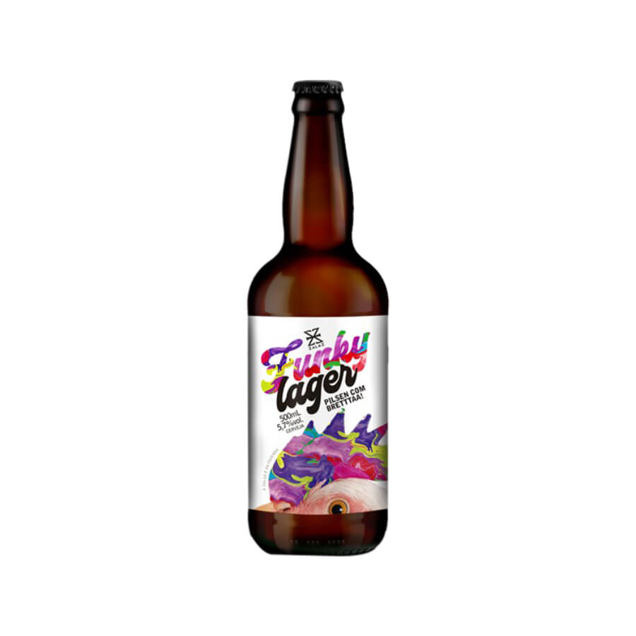 Cerveja Zalaz Funky Lager 2025 Wild Pilsen 500ml | DeliBEERy