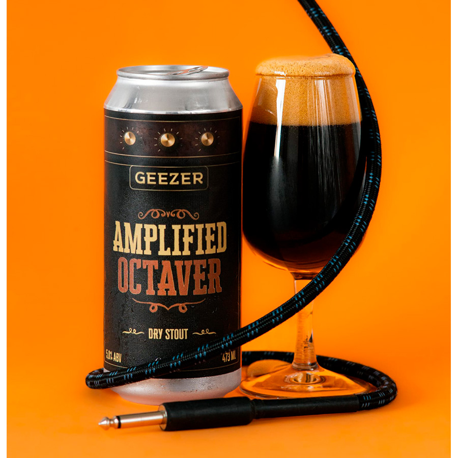 洋楽 stout / n.g.m.f. / CD / rare Cerveja Geezer Amplified Octaver Dry Stout 473ml | DeliBEERy