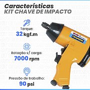 Kit Chave de Impacto 1/2
