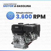 Motor a Gasolina TE65X - 6,5 HP 196 cc - Toyama - SeuPosto.com