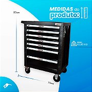 Carrinho de Ferramentas Completo Kit 191 Peças - Zenite - SeuPosto
