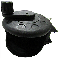 Carretilha Molinete Elite Divecom vertical com Freio lateral para Arbalete mergulho Pesca Sub