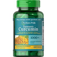Turmeric Curcumin Cúrcuma 1000mg 60 Cápsulas Puritan´s Pride