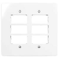 Placa 4x4 6 Postos Horizontal Branco Renova PA021305 Margirius