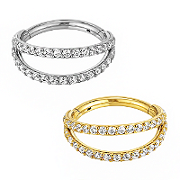 ARGOLA DOUBLE ABT CRA ZIRC CUBIC TIT teste