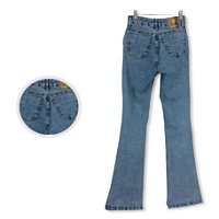 Calça Flare Feminina Jeans Claro Lavado - Venda de Coisas