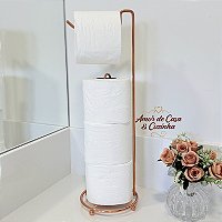 PORTA PAPEL HIGIÊNICO DE CHÃO TRIPLO