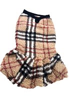 VESTIDO XADREZ BURBERRY PARA CACHORRO "SHERPA PELÚCIA"
