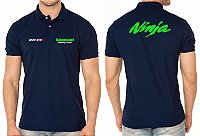 Camisa Polo Masculino Kawasaki Ninja ZX-10R Bordado - Innovare Sul