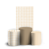 Faixa Lateral e Trio Cilindro Sublimado 3D Vest Facil - Chá Revelação Girl or Boy