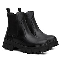 Bota coturno fashion confortavel