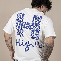 Camiseta High Overall Branco - SCOC Skate Shop