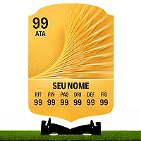 Placa SEU CARD RARE GOLD 26