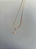 Colar Fio Delicado Dourado Único Linha Premium
